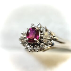 Pt900 ルビー リング